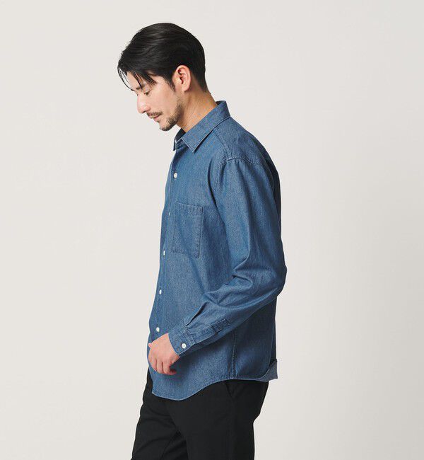 BEAUTY&YOUTH UNITED ARROWS「【WEB限定 WARDROBE SMART】デニムシャツ」|シャツ・ブラウス|