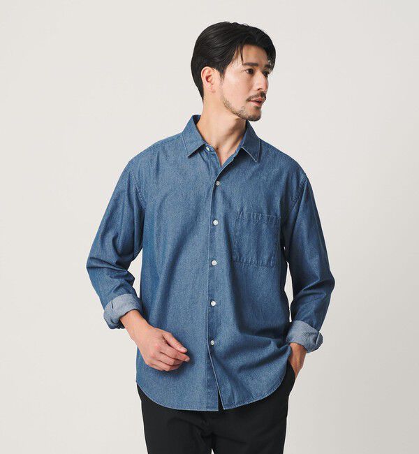 BEAUTY&YOUTH UNITED ARROWS「【WEB限定 WARDROBE SMART】デニムシャツ」|シャツ・ブラウス|