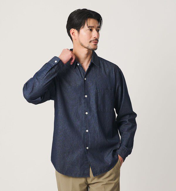 BEAUTY&YOUTH UNITED ARROWS「【WEB限定 WARDROBE SMART】デニムシャツ」|シャツ・ブラウス|