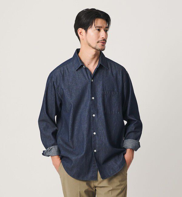 BEAUTY&YOUTH UNITED ARROWS「【WEB限定 WARDROBE SMART】デニムシャツ」|シャツ・ブラウス|
