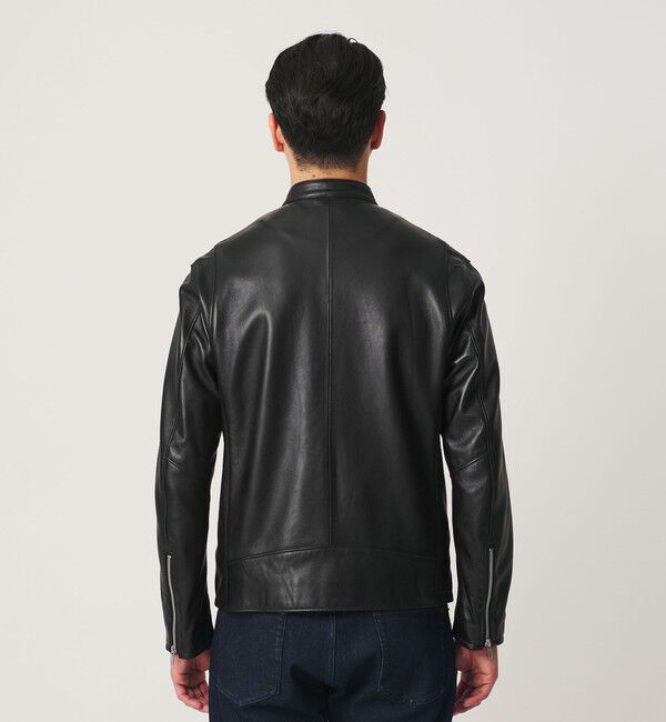 BEAUTY&YOUTH UNITED ARROWS「【WEB限定 WARDROBE SMART】 シープ シングル ライダースジャケット	」|ライダースジャケット|
