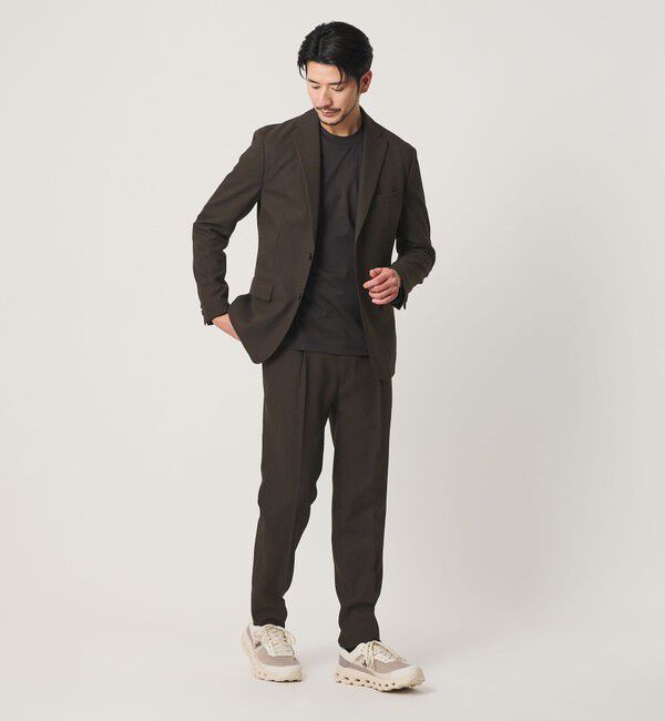 BEAUTY&YOUTH UNITED ARROWS「【WEB限定 WARDROBE SMART】LANATEC OX セットアップ/総裏ジャケット＆イージーパンツ」|スーツ|DK.BROWN