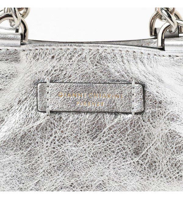 BEAMS SELECTION for WOMEN「GIANNI CHIARINI / CAMILLA メタリック レザートートバッグ」|トートバッグ|