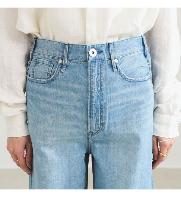 BEAMS SELECTION for WOMEN「【別注】upper hights / LAZY NIECE サイドゴム デニムパンツ」|デニム|