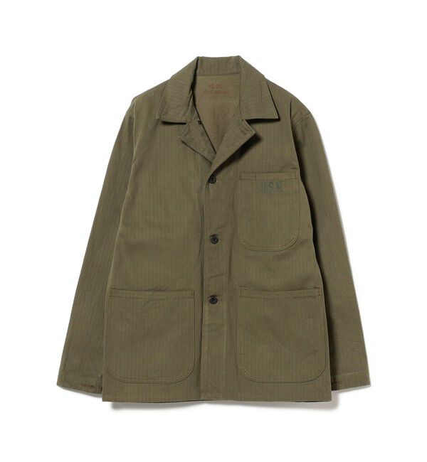BEAMS SELECTION for WOMEN「BUZZ RICKSON'S / UTILITY JACKET N-3」|ブルゾン・スタジャン|OLIVE
