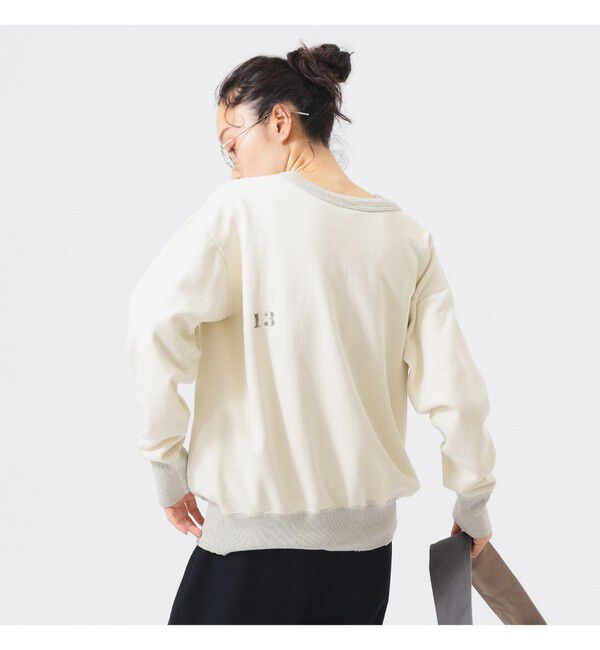 BEAMSBOY「【別注】 WAREHOUSE & CO. &times; BEAMS BOY / ステンシル13 前V スウェット」|スウェット・ジャージ|