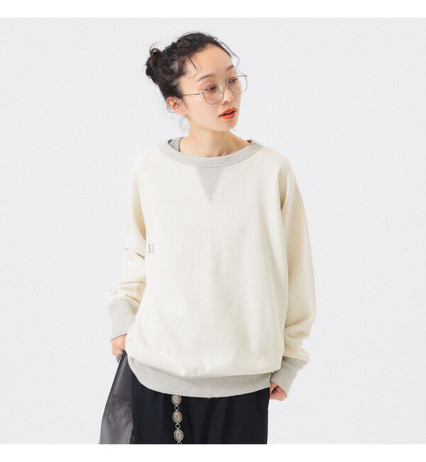 BEAMSBOY「【別注】 WAREHOUSE & CO. &times; BEAMS BOY / ステンシル13 前V スウェット」|スウェット・ジャージ|