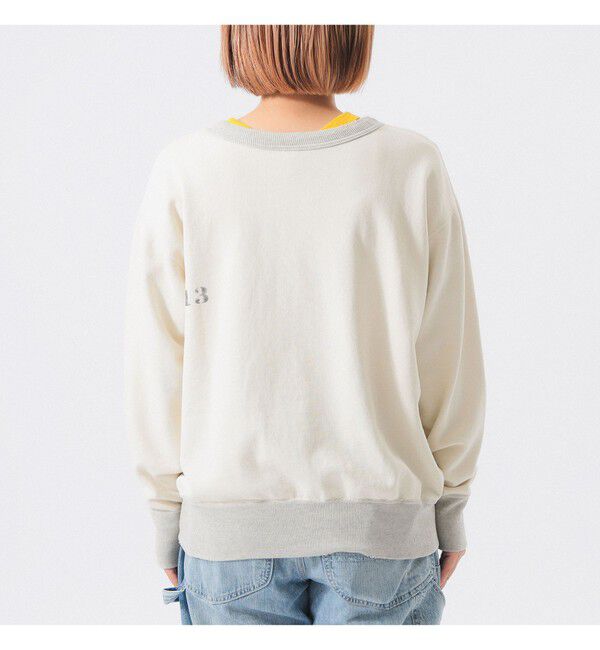 BEAMSBOY「【別注】 WAREHOUSE & CO. &times; BEAMS BOY / ステンシル13 前V スウェット」|スウェット・ジャージ|