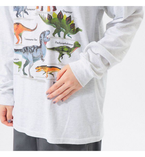 BEAMSBOY「【別注】Atlas Screen Printing &times; BEAMS BOY / ダイナソー Tシャツ」|Tシャツ・カットソー|