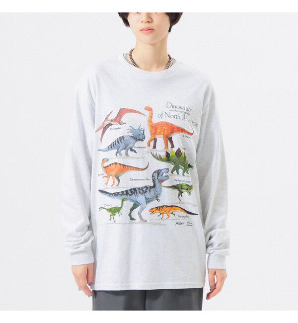 BEAMSBOY「【別注】Atlas Screen Printing &times; BEAMS BOY / ダイナソー Tシャツ」|Tシャツ・カットソー|
