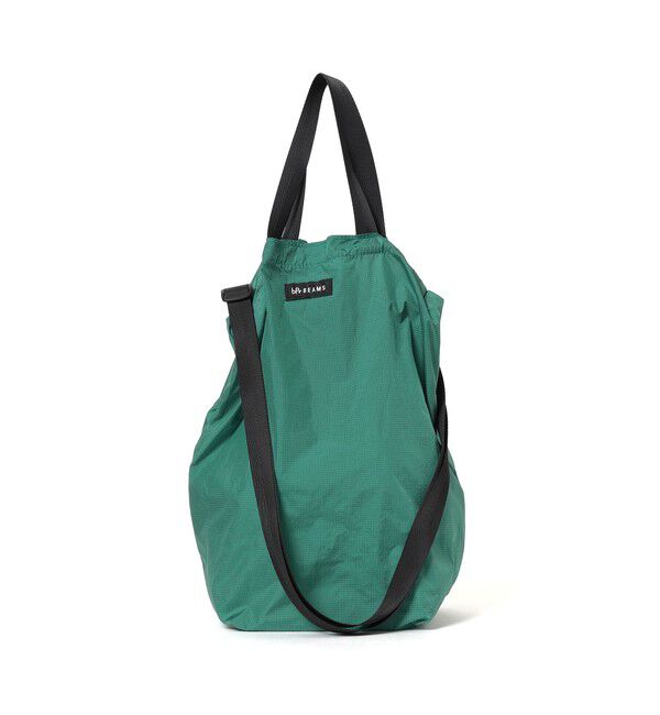 bPr BEAMS「リップストップ ショルダートートバッグ M」|ポーチ|FOREST_GREEN
