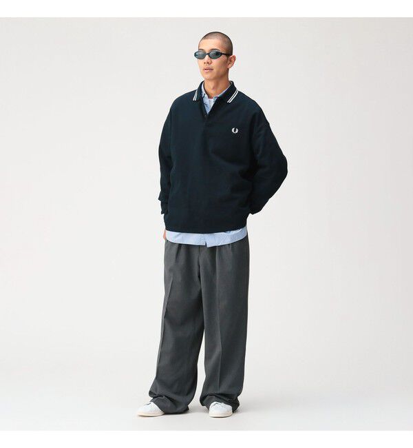 BEAMS「【別注】FRED PERRY / Pique Long Sleeve Polo Shirt」|ポロシャツ|