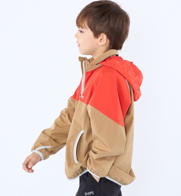 SHIPS KIDS「SHIPS KIDS:100～130cm /〈撥水/洗濯機可能〉フード付き ウィンドブレーカー」|その他|