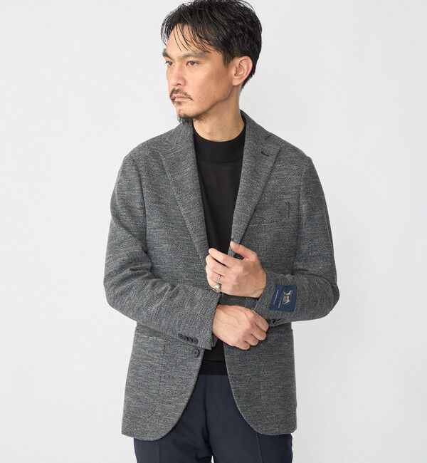 SHIPS「SHIPS:〈FUNCTION〉LANIFICIO ROMA ウールブレンド ジャージー ジャケット」|テーラードジャケット|