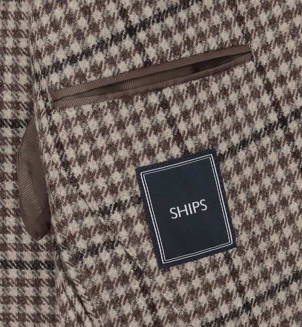 SHIPS「SHIPS: ラグジュアリー LOVAT ツイード チェック ジャケット」|テーラードジャケット|