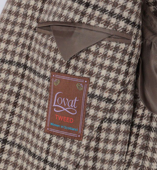 SHIPS「SHIPS: ラグジュアリー LOVAT ツイード チェック ジャケット」|テーラードジャケット|