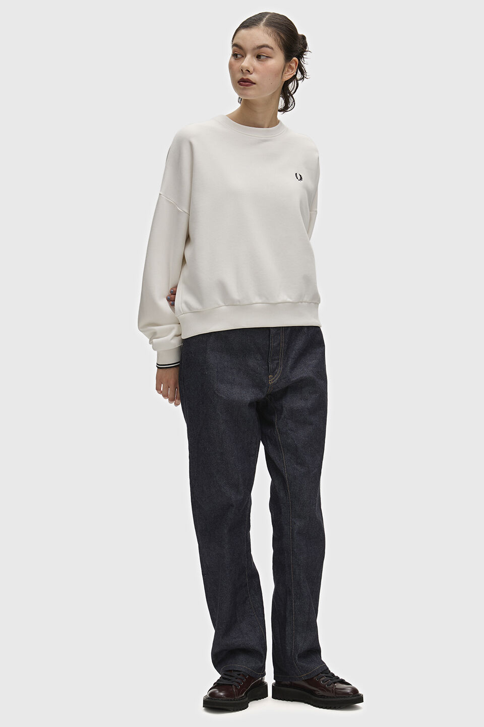 FRED PERRY 「FRED PERRY／Tipped Sweatshirt／ティップラインスウェットシャツ」|スウェット・ジャージ|