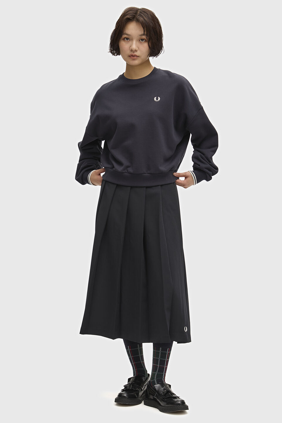 FRED PERRY 「FRED PERRY／Tipped Sweatshirt／ティップラインスウェットシャツ」|スウェット・ジャージ|