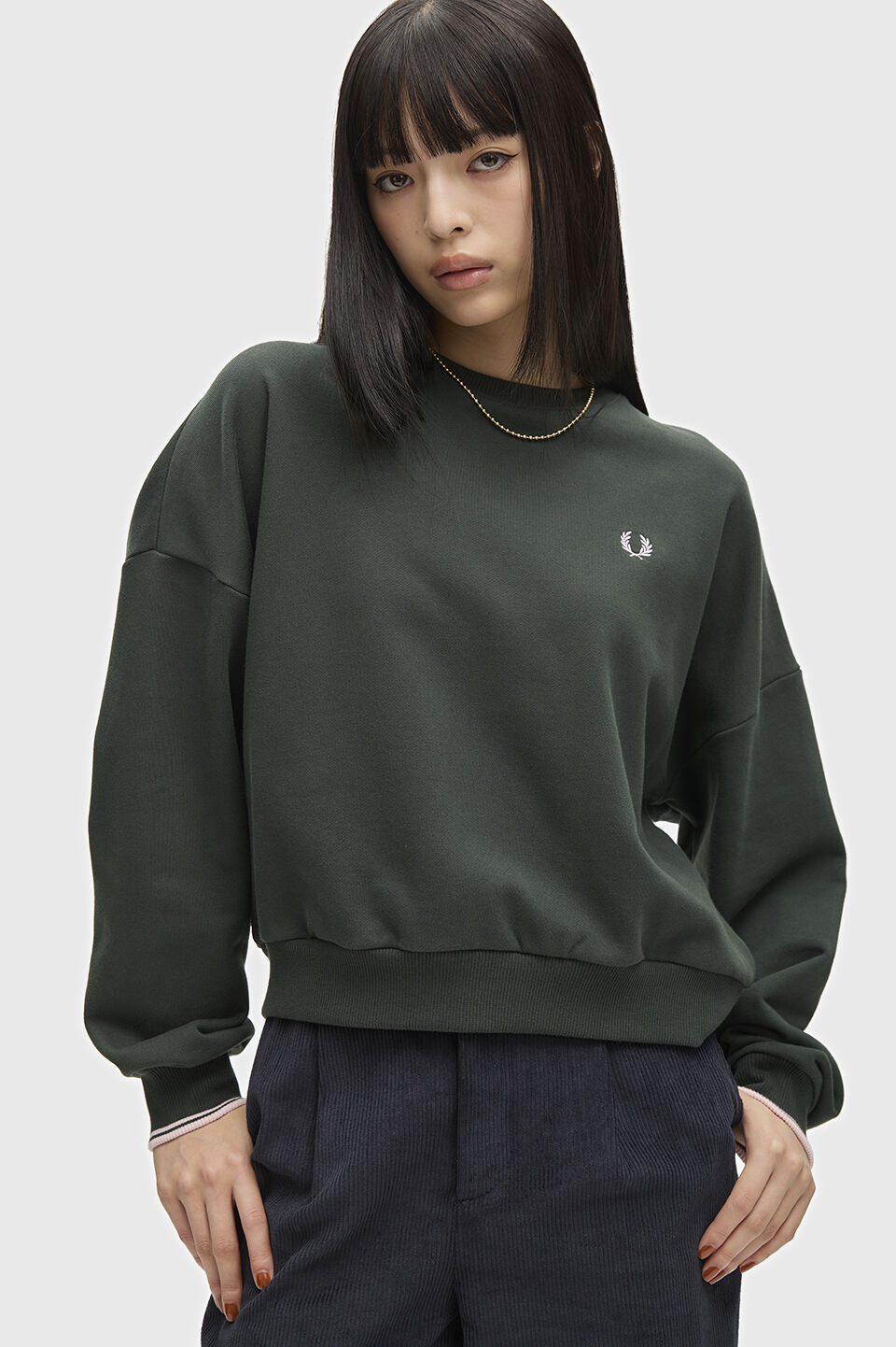 FRED PERRY 「FRED PERRY／Tipped Sweatshirt／ティップラインスウェットシャツ」|スウェット・ジャージ|