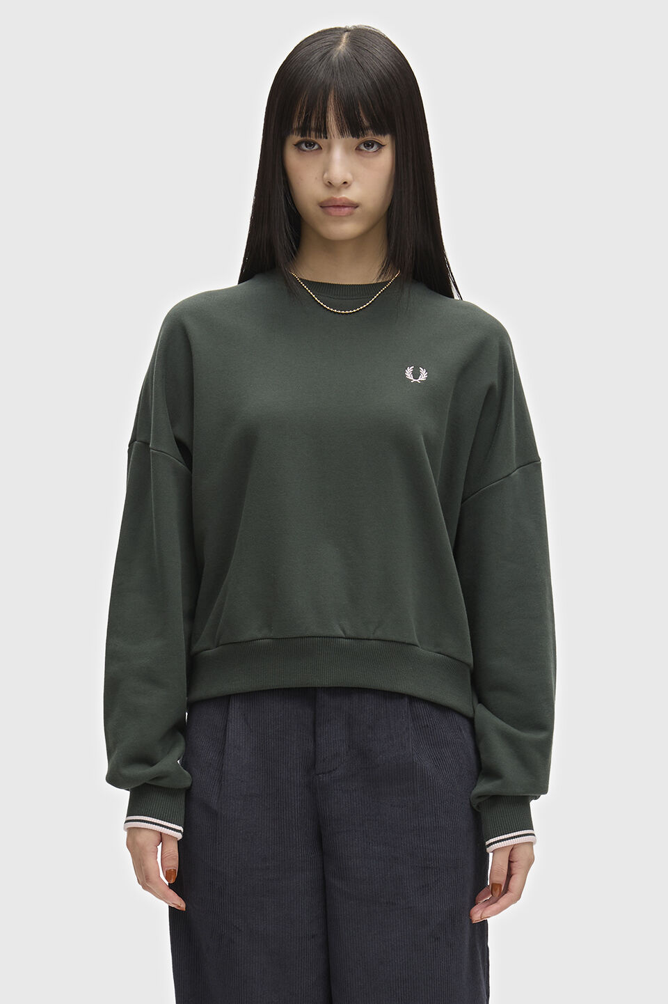 FRED PERRY 「FRED PERRY／Tipped Sweatshirt／ティップラインスウェットシャツ」|スウェット・ジャージ|