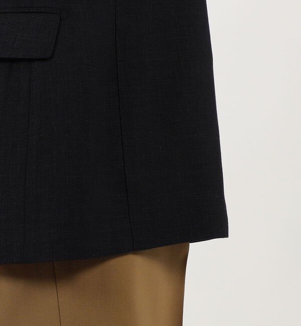 TOMORROWLAND MENS「ウールシルクリネン シングルブレステッド 2Bジャケット SUMMER TIME LORO PIANA」|テーラードジャケット|