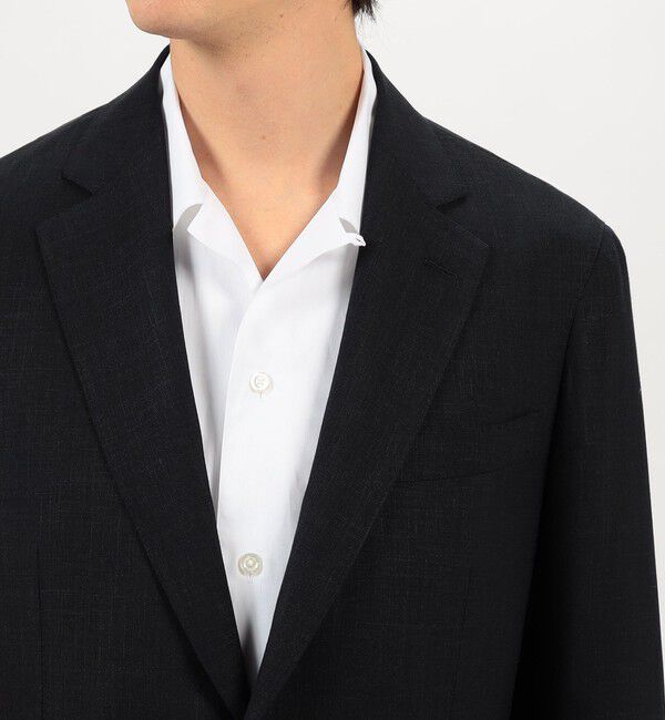TOMORROWLAND MENS「ウールシルクリネン シングルブレステッド 2Bジャケット SUMMER TIME LORO PIANA」|テーラードジャケット|