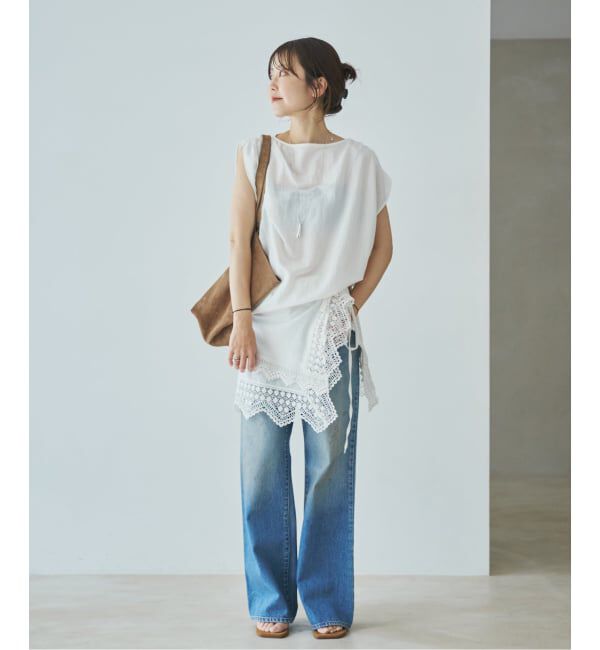 Plage「Sleeveless gather TEE」|Tシャツ・カットソー|