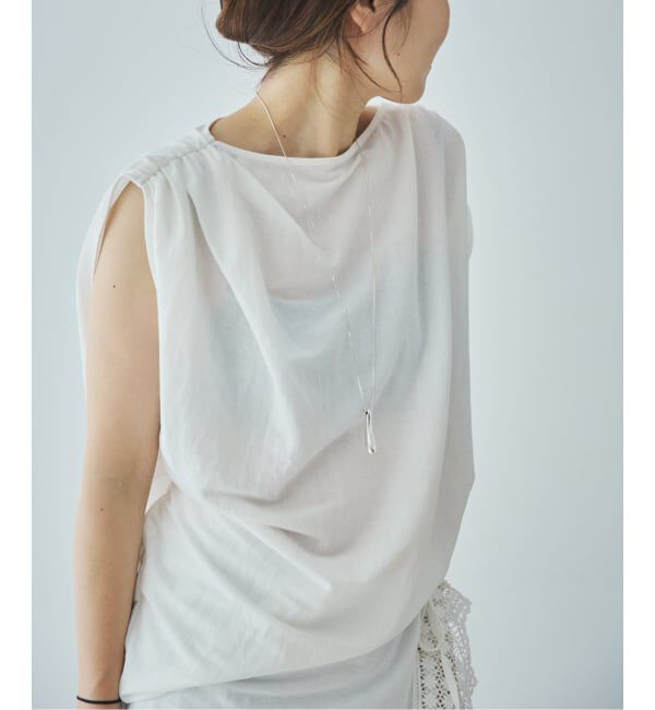 Plage「Sleeveless gather TEE」|Tシャツ・カットソー|