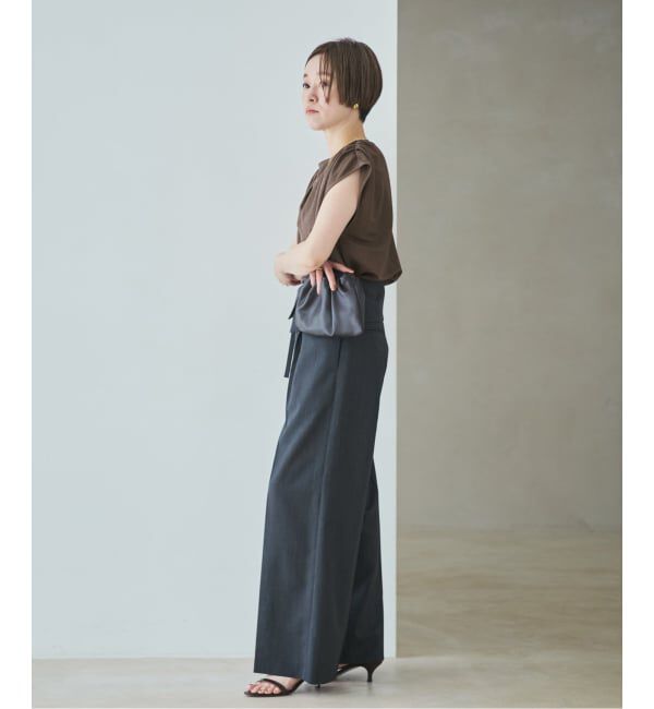Plage「Sleeveless gather TEE」|Tシャツ・カットソー|