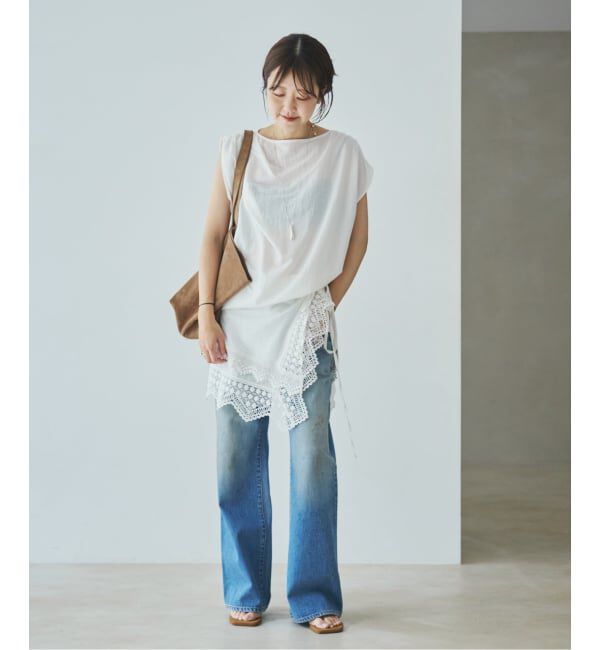 Plage「Sleeveless gather TEE」|Tシャツ・カットソー|