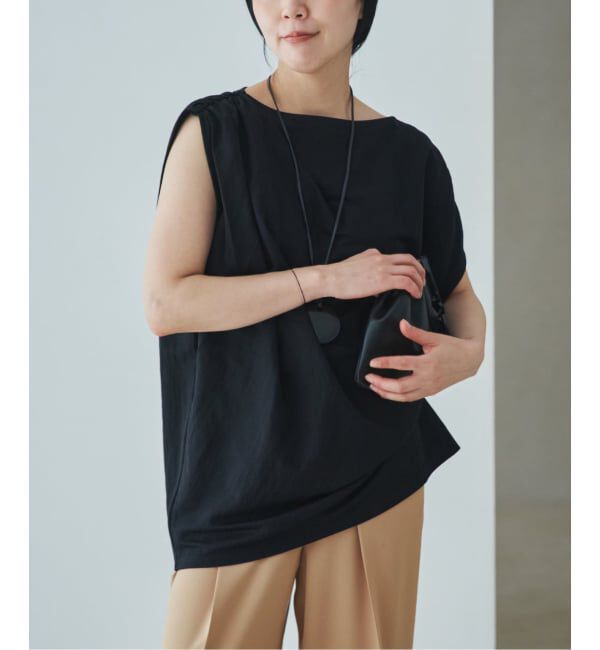Plage「Sleeveless gather TEE」|Tシャツ・カットソー|