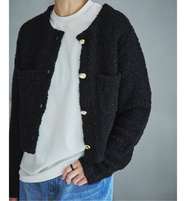 Plage「TWEED ニットジャケット」|その他|