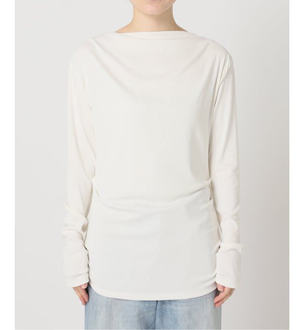 Plage「《予約》Tuck Drape ロンT」|Tシャツ・カットソー|