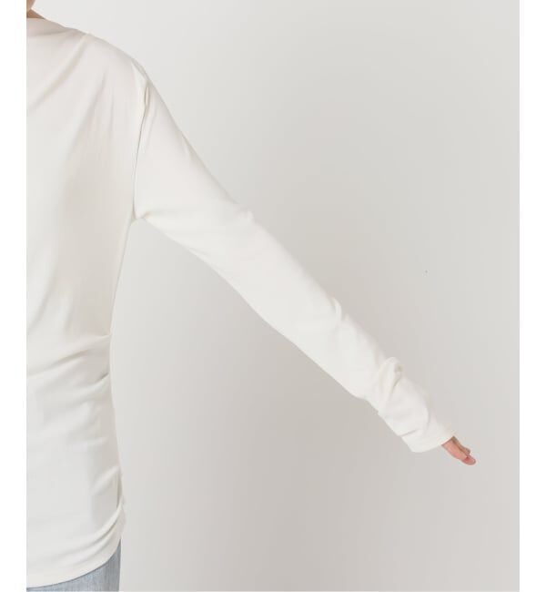 Plage「《予約》Tuck Drape ロンT」|Tシャツ・カットソー|