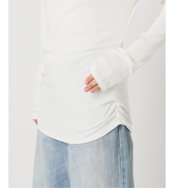 Plage「《予約》Tuck Drape ロンT」|Tシャツ・カットソー|