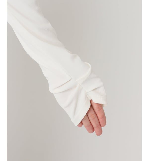 Plage「《予約》Tuck Drape ロンT」|Tシャツ・カットソー|