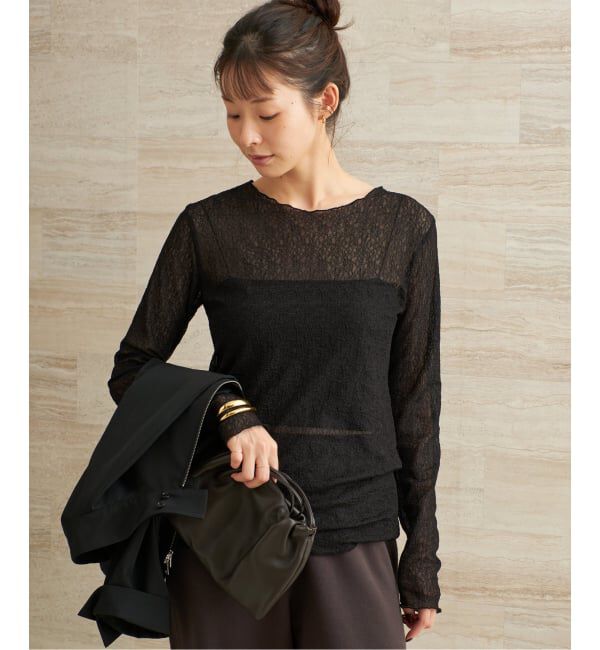 Plage「mesh lacy プルオーバー」|Tシャツ・カットソー|