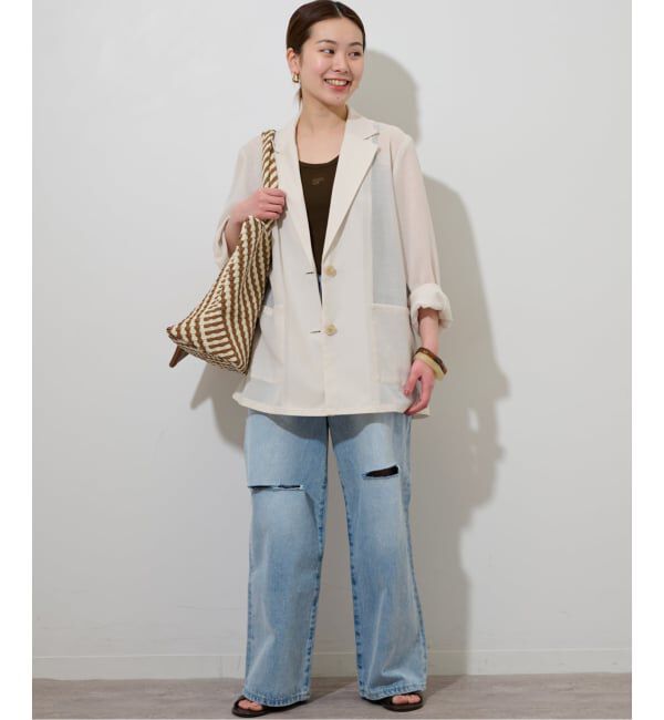 JOURNAL STANDARD relume「《追加2》シングルシアージャケット」|テーラードジャケット|