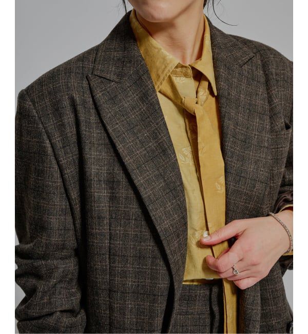 journal standard L'essage「《予約》L' ESSENTIAL BALLI チェックジャケット」|テーラードジャケット|