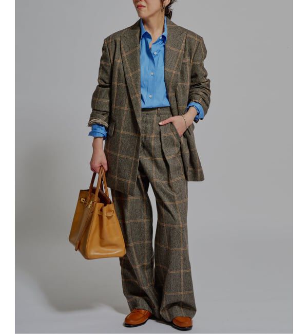 journal standard L'essage「《予約》L' ESSENTIAL BALLI チェックジャケット」|テーラードジャケット|