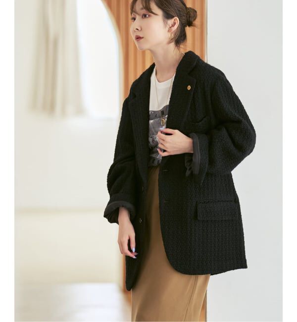 NOBLE「《NOBLE別注》COUTURE D'ADAM BIG JK Single/Italian Tweed」|テーラードジャケット|