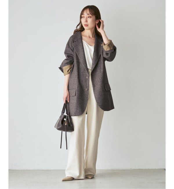 NOBLE「《NOBLE別注》COUTURE D'ADAM BIG JK Single/Italian Tweed」|テーラードジャケット|
