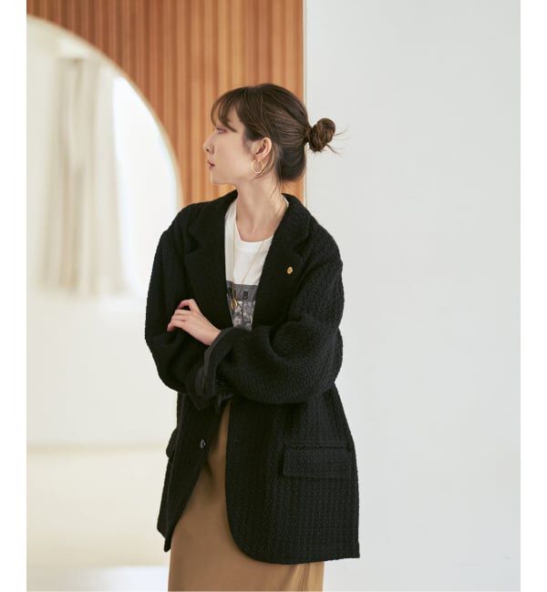 NOBLE「《NOBLE別注》COUTURE D'ADAM BIG JK Single/Italian Tweed」|テーラードジャケット|