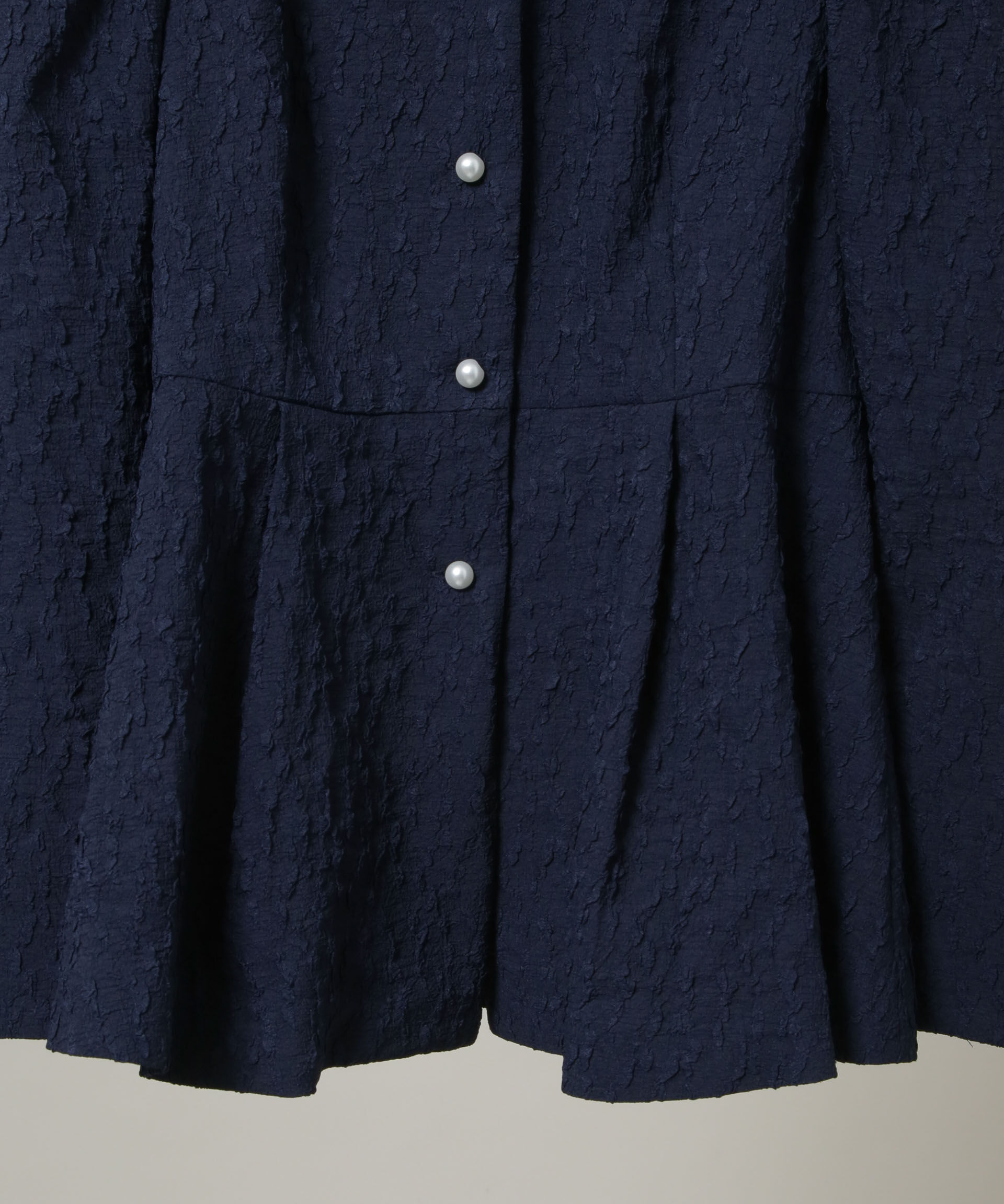 NANO universe「troisieme chaco/別注 PUFFY JACQUARD ジャケット」|テーラードジャケット|