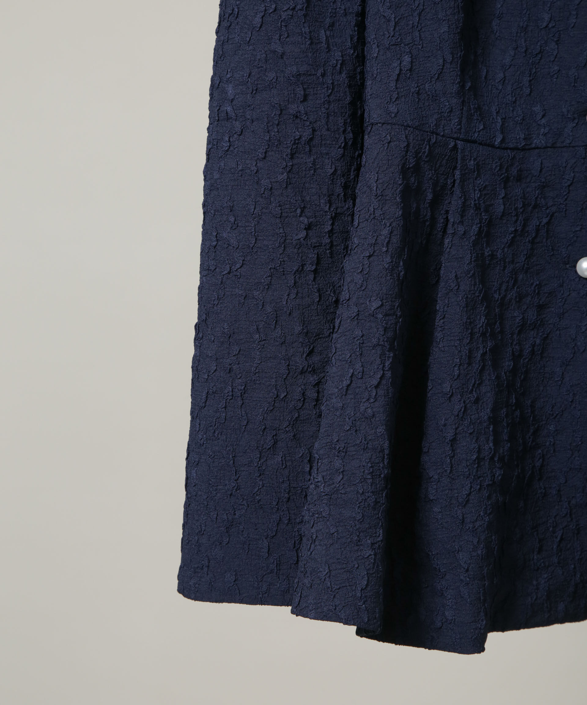 NANO universe「troisieme chaco/別注 PUFFY JACQUARD ジャケット」|テーラードジャケット|