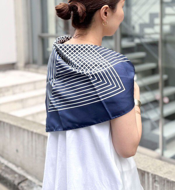 NOLLEY'S sophi「【AENEIS/エイネス】MINIMAL ILLUSION SILK SCARF & SHAWL」|ストール|
