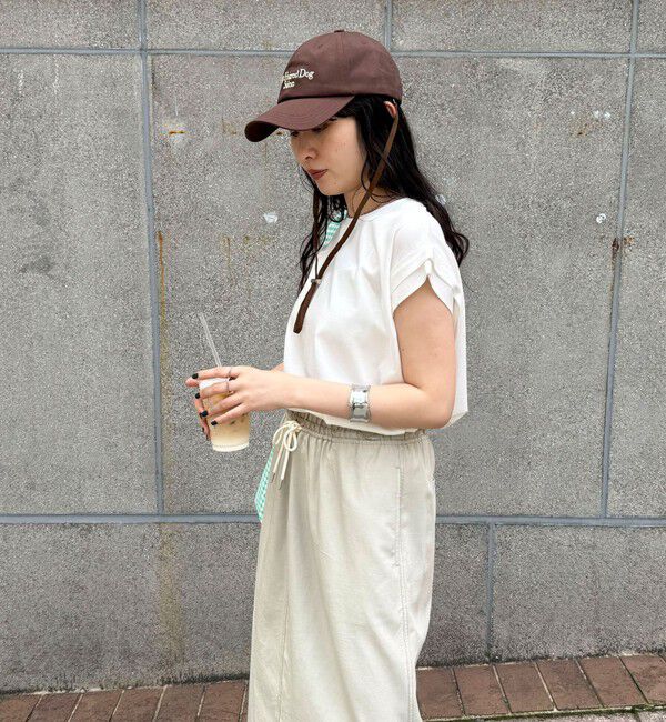 fredy emue「シルケットフレンチタックTシャツ」|Tシャツ・カットソー|