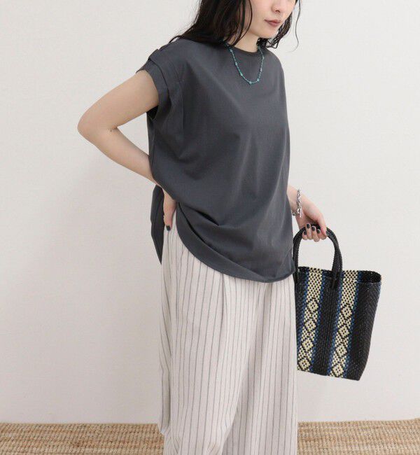 fredy emue「シルケットフレンチタックTシャツ」|Tシャツ・カットソー|