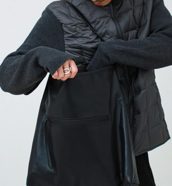 GLOSTER「【Un coeur/アンクール】DRAPE ONE SHOULDER ドレープワンショルダーバッグ」|ショルダー・メッセンジャー|