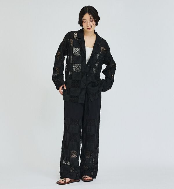 abahouse mavie「【セットアップ対応】刺繍レースジャケット」|その他|
